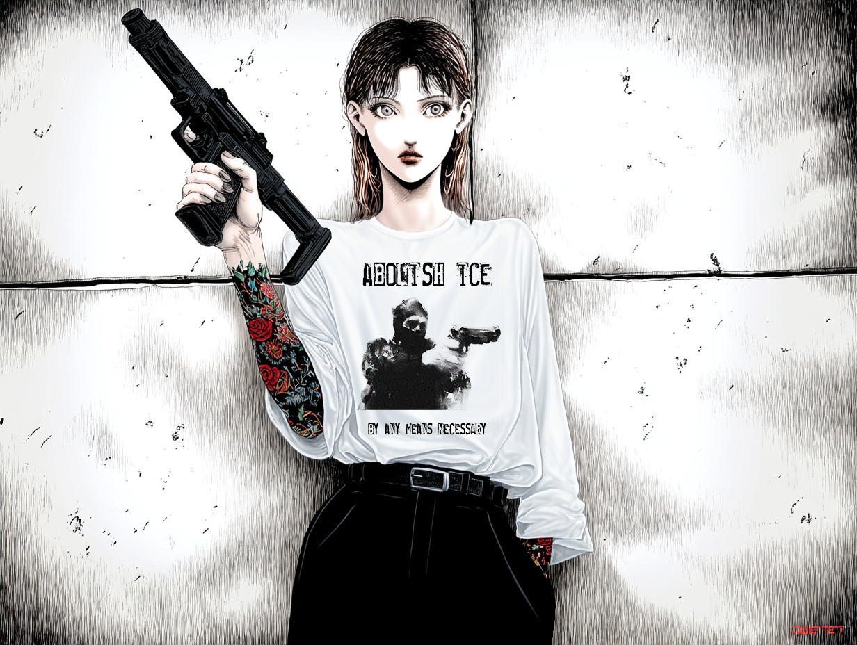 Abolish ICE (By Any Means Necessary) Tee